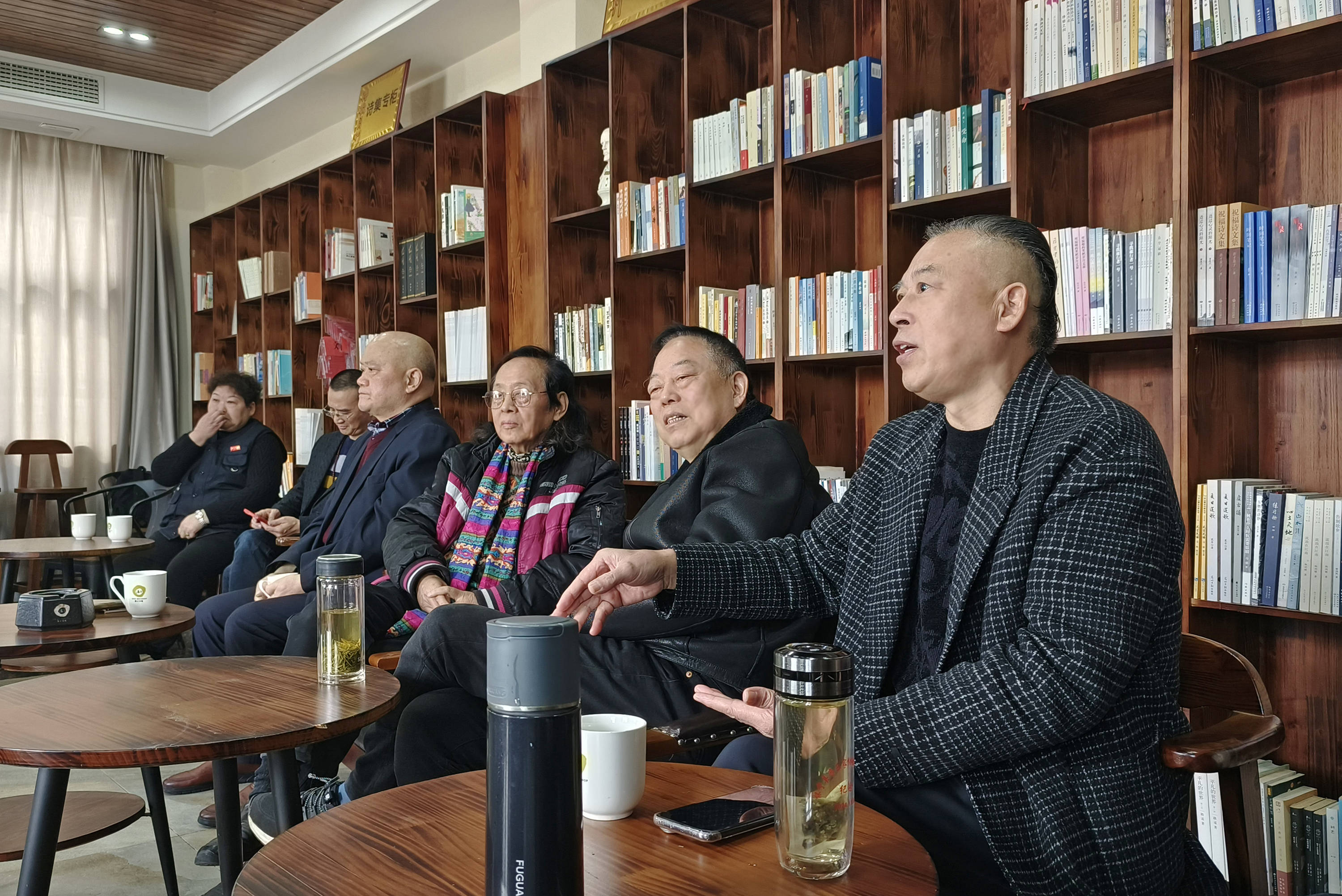 首届“祖国你好”红色主题诗歌朗诵大赛筹备座谈会在怀宁县召开